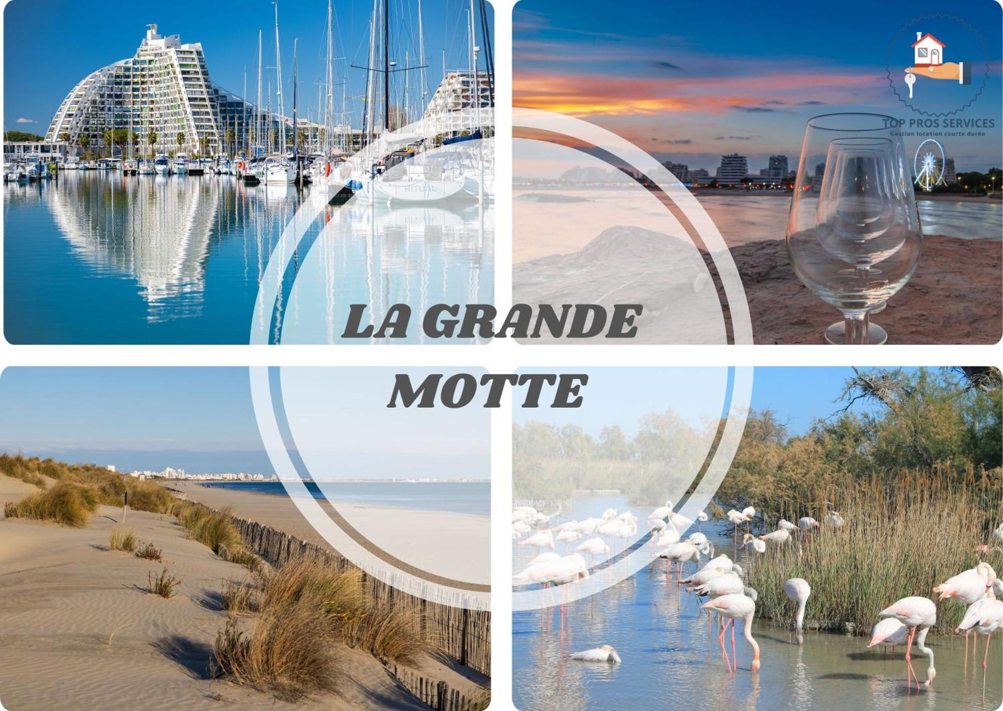 Le Calderini Appart - Face Plage Wifi Et Park Gratuit Calme - Resid Le Surcouf -Top Pros Servicesconciergerie La Grande Motte Екстер'єр фото